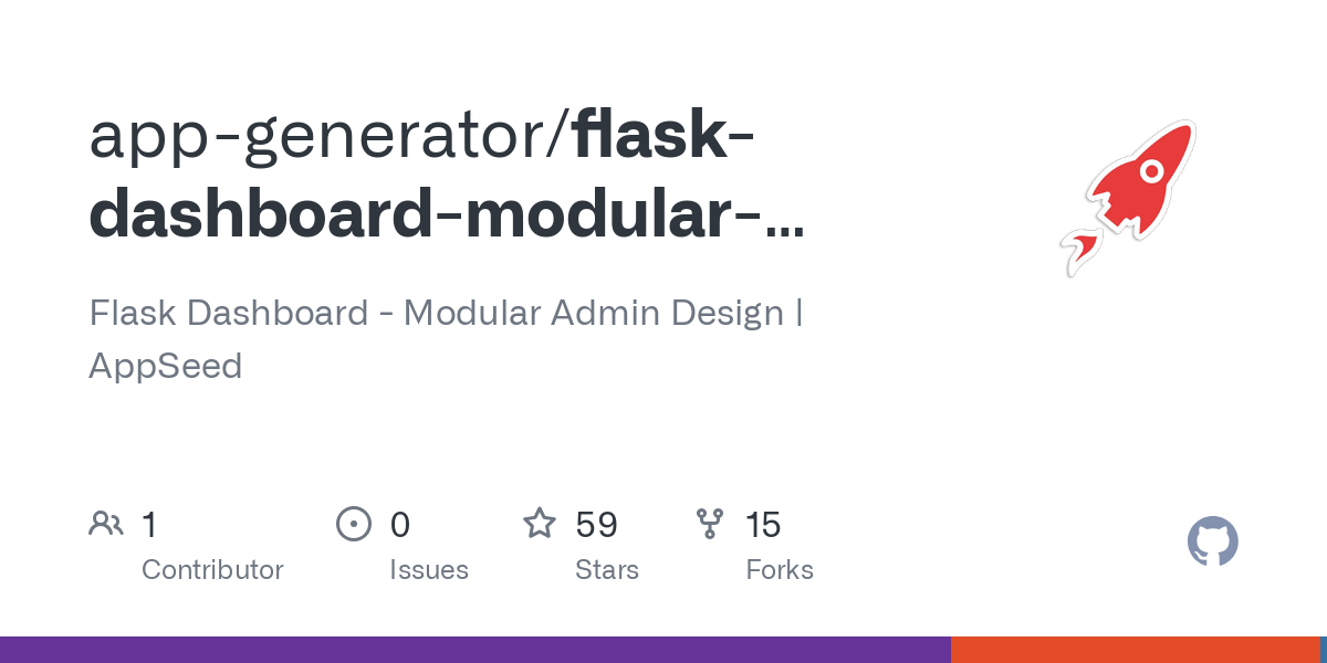 flask dashboard modular admin