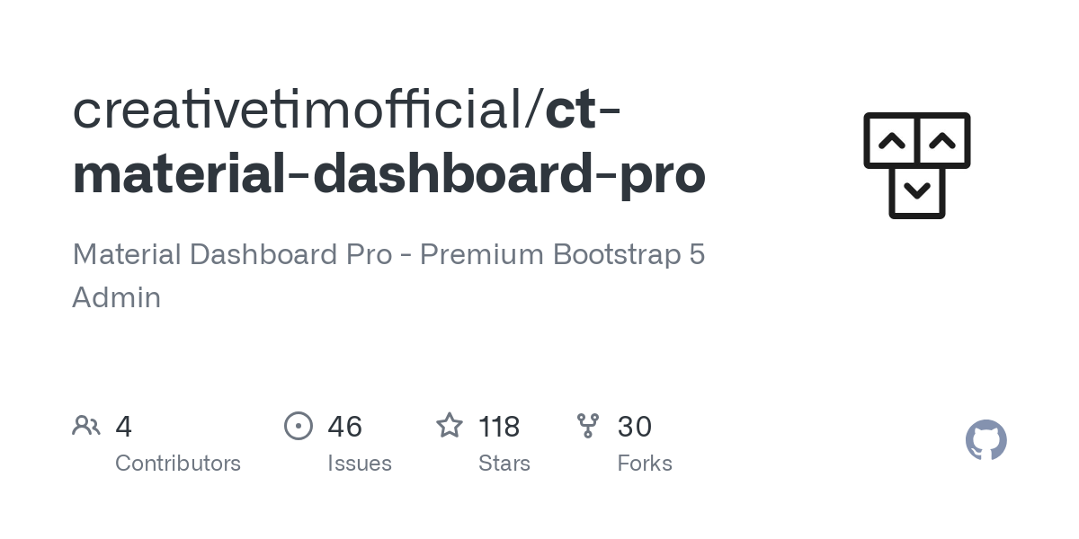 ct material dashboard pro