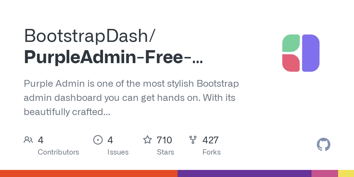 PurpleAdmin Free Admin Template