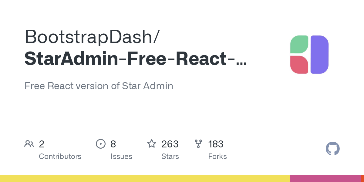 StarAdmin Free React Admin Template