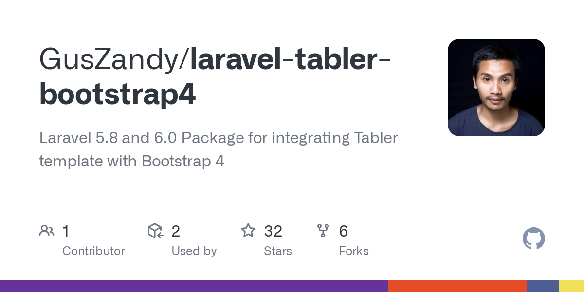 laravel tabler bootstrap4