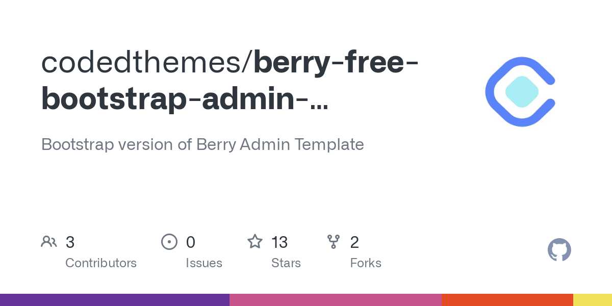 berry free bootstrap admin template