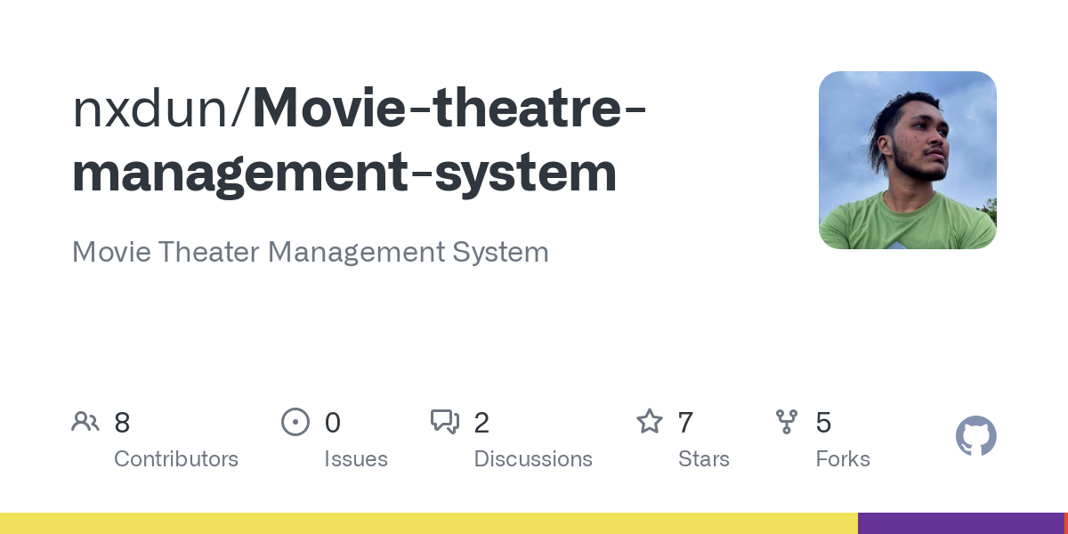 Movie theatre management system