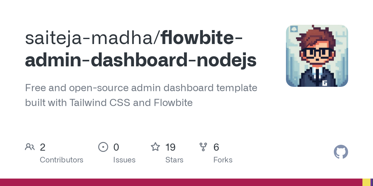 flowbite admin dashboard nodejs