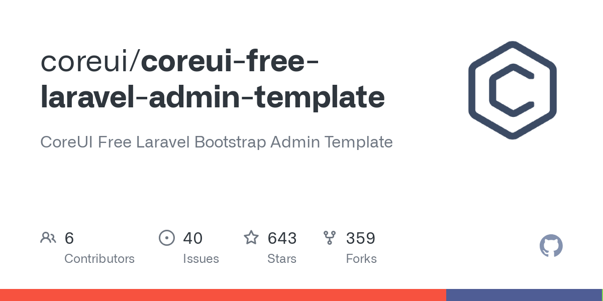 coreui free laravel admin template