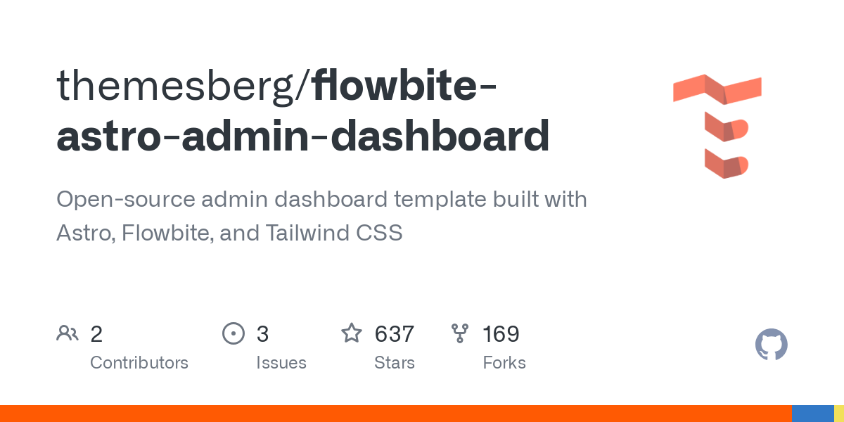 flowbite astro admin dashboard