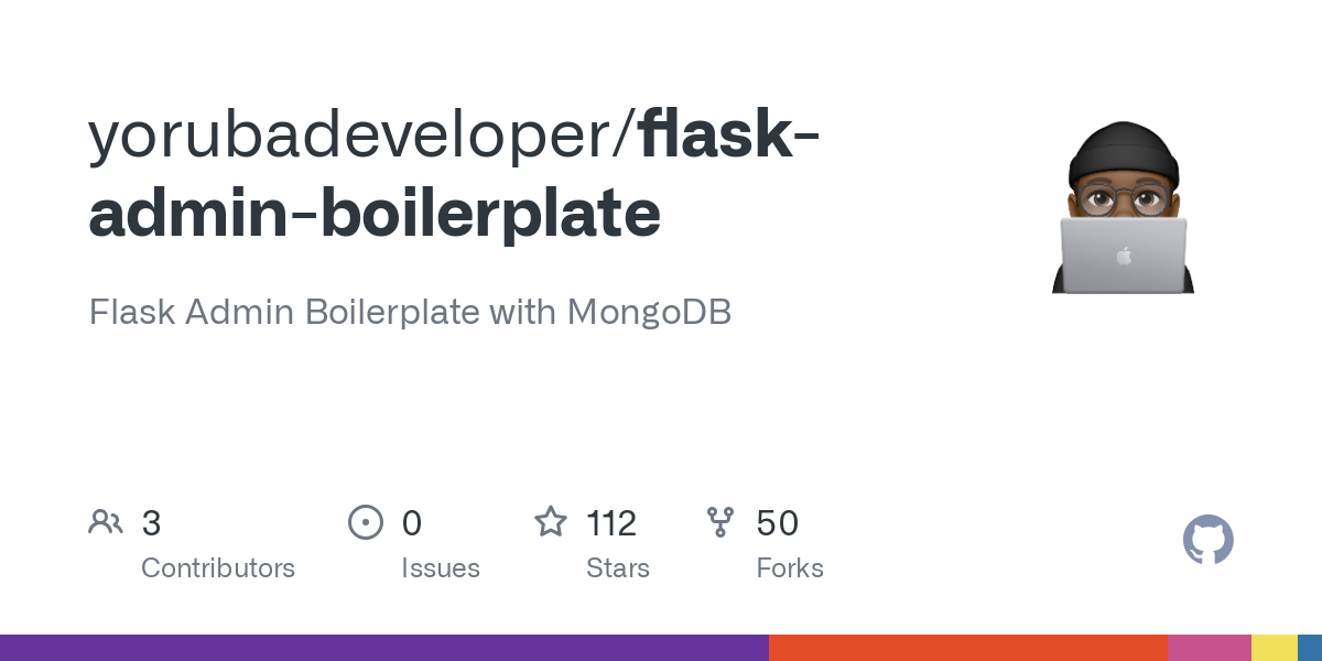 flask admin boilerplate