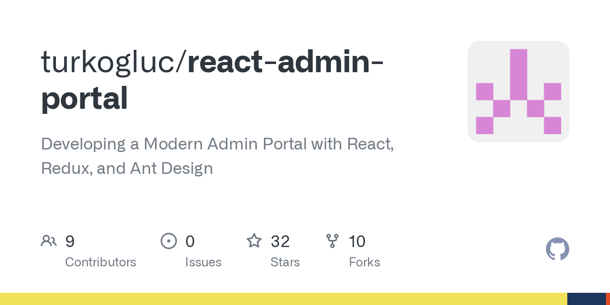 react admin portal