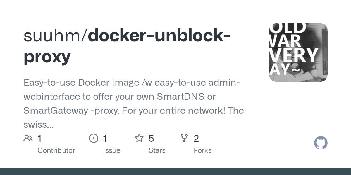 docker unblock proxy