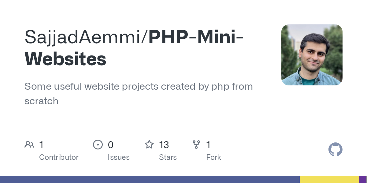 PHP Mini Websites