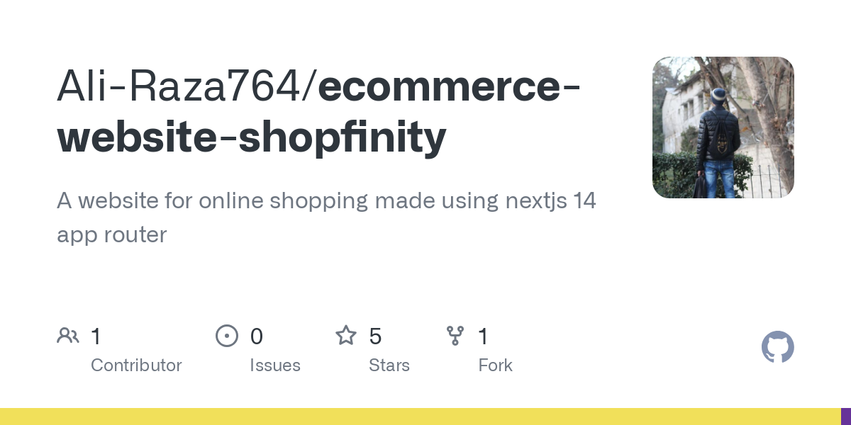 ecommerce website shopfinity