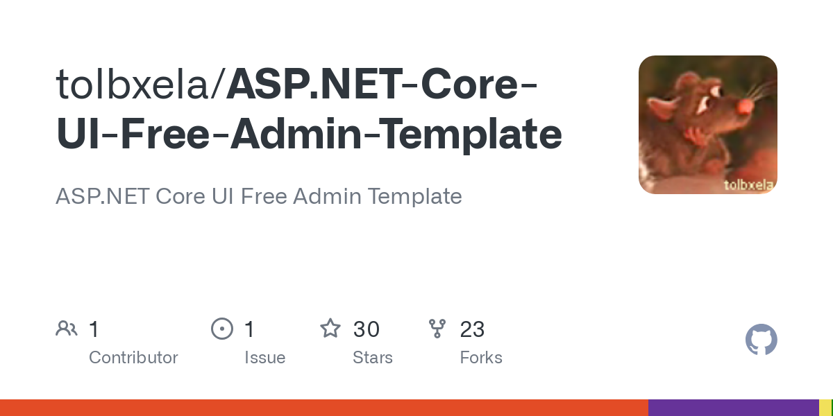 ASP.NET Core UI Free Admin Template