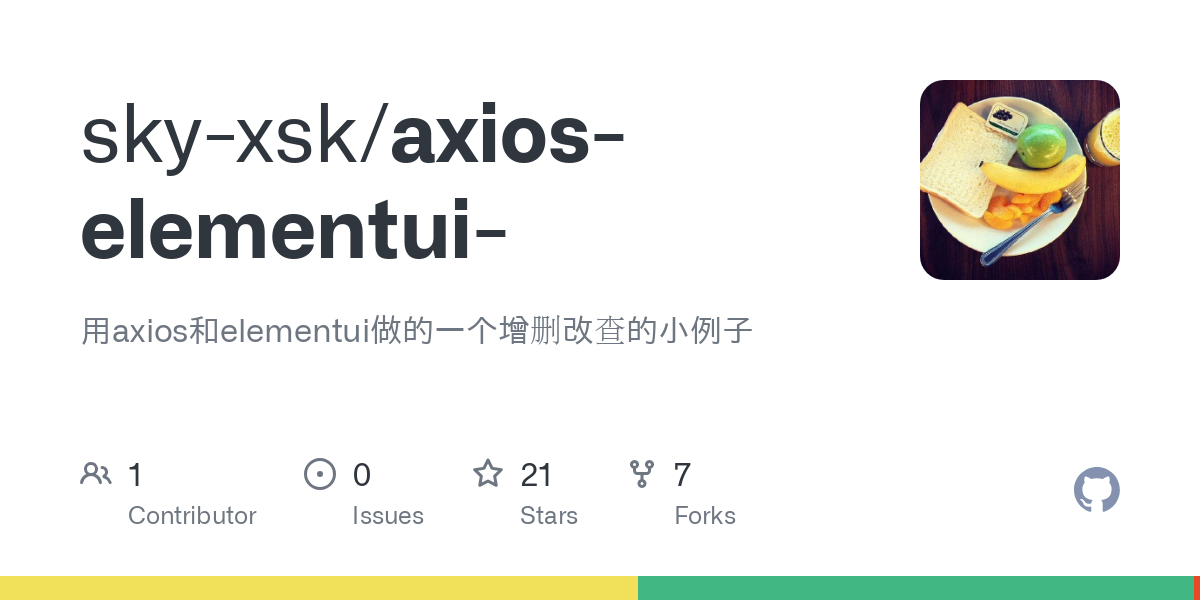 axios elementui