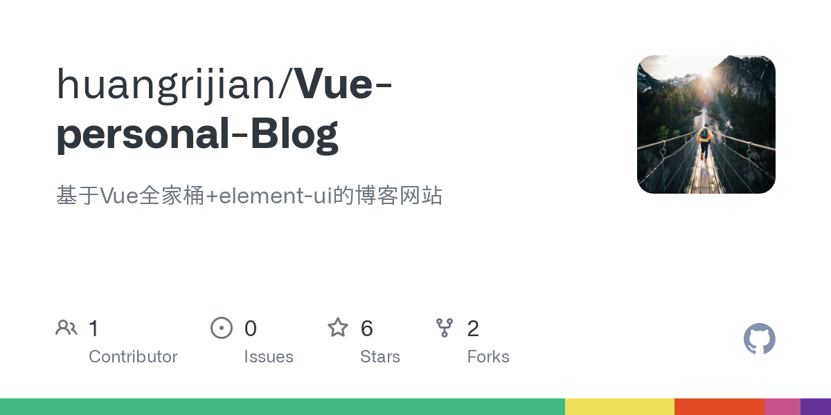 Vue personal Blog