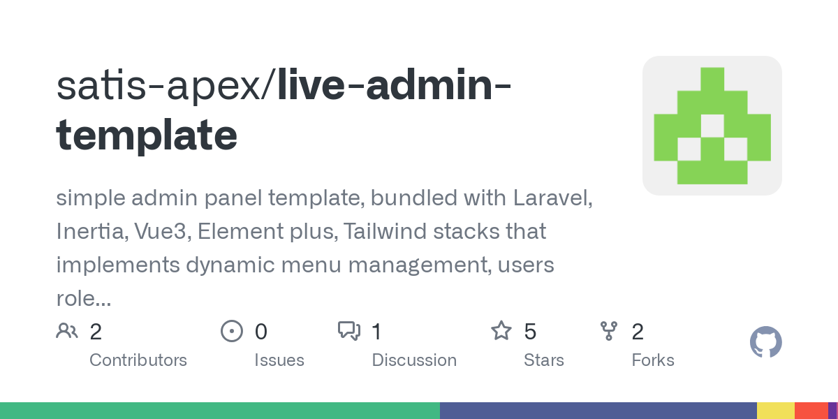 live admin template