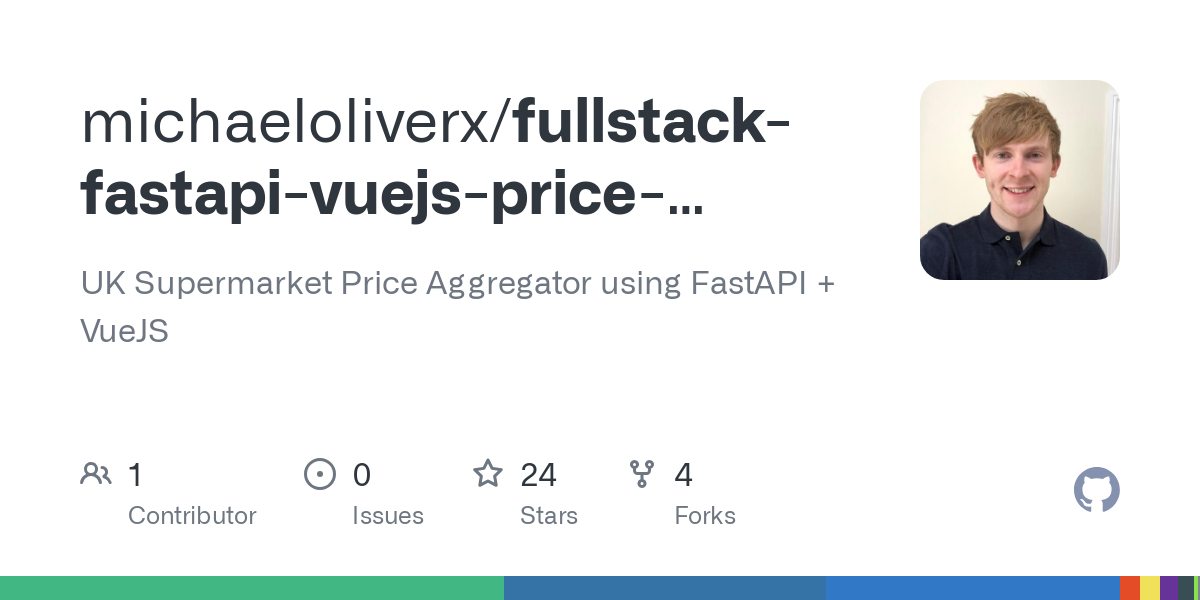 fullstack fastapi vuejs price aggregator