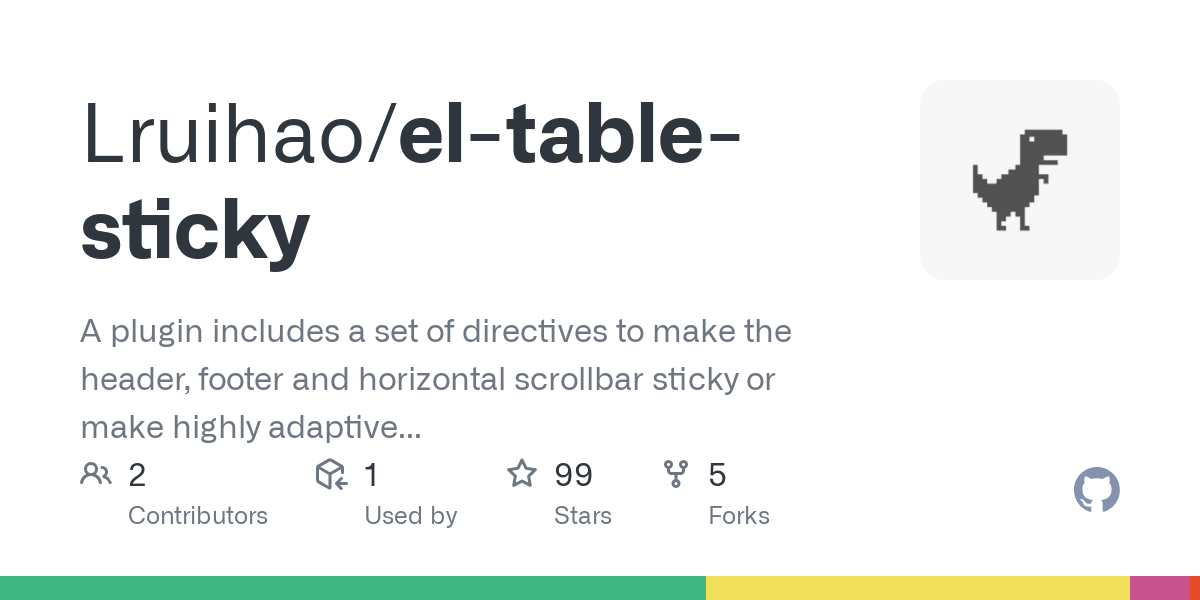 el table sticky