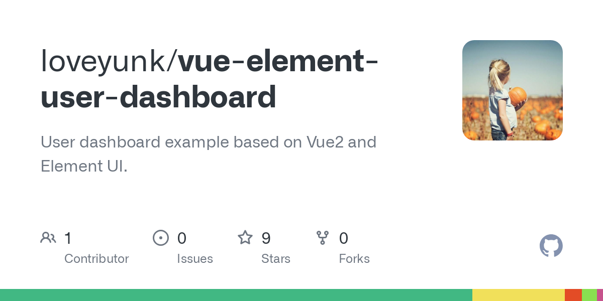 vue element user dashboard