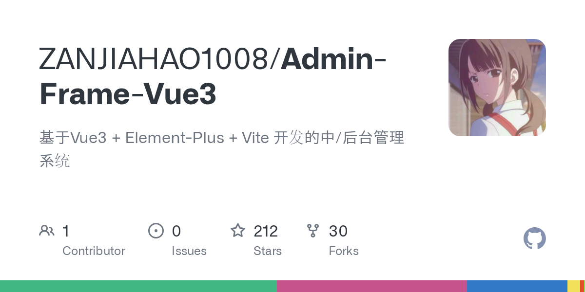 Admin Frame Vue3