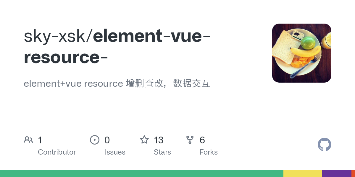 element vue resource