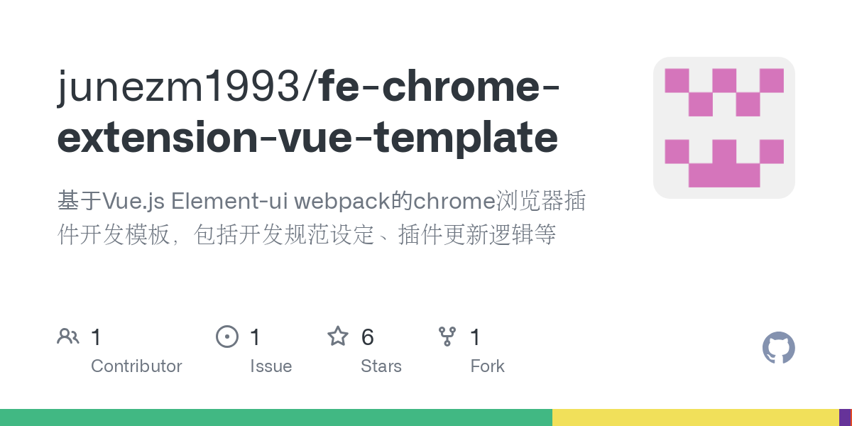 fe chrome extension vue template