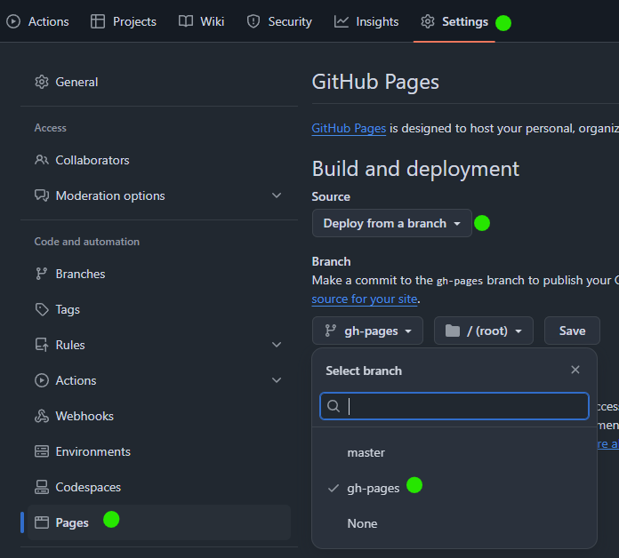 หน้า GitHub