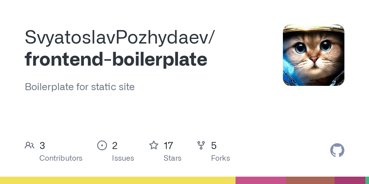 frontend boilerplate