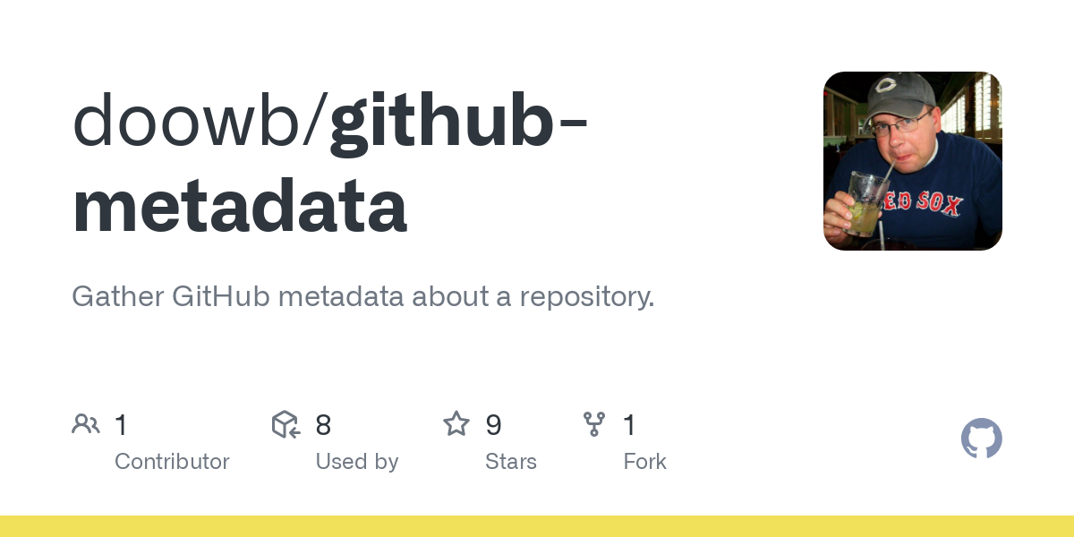 github metadata