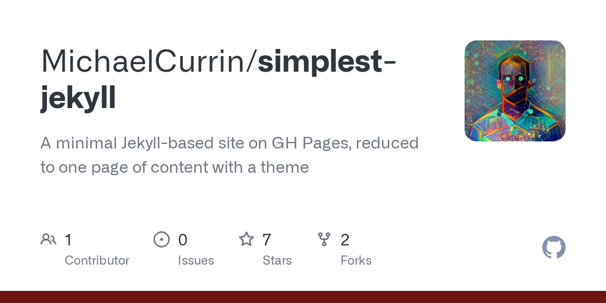 simplest jekyll