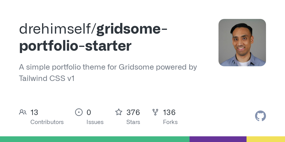 gridsome portfolio starter