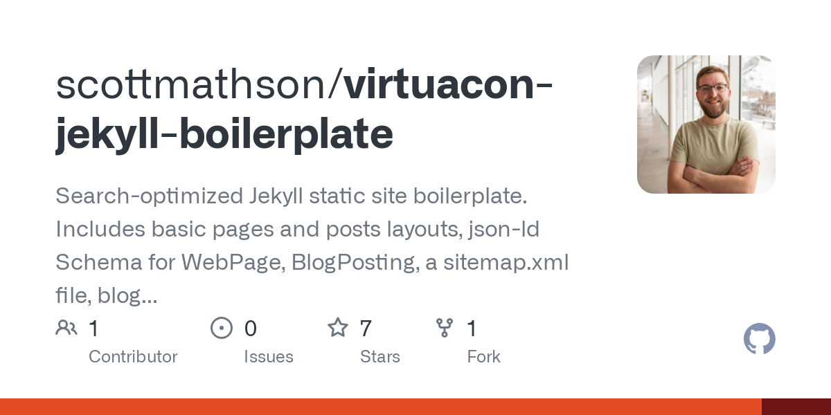 virtuacon jekyll boilerplate