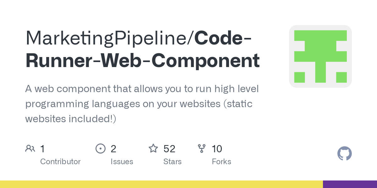 Code Runner Web Component