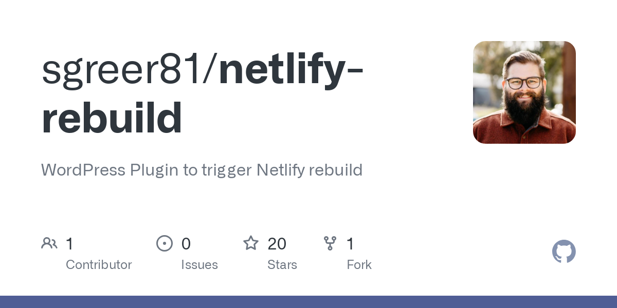 netlify rebuild