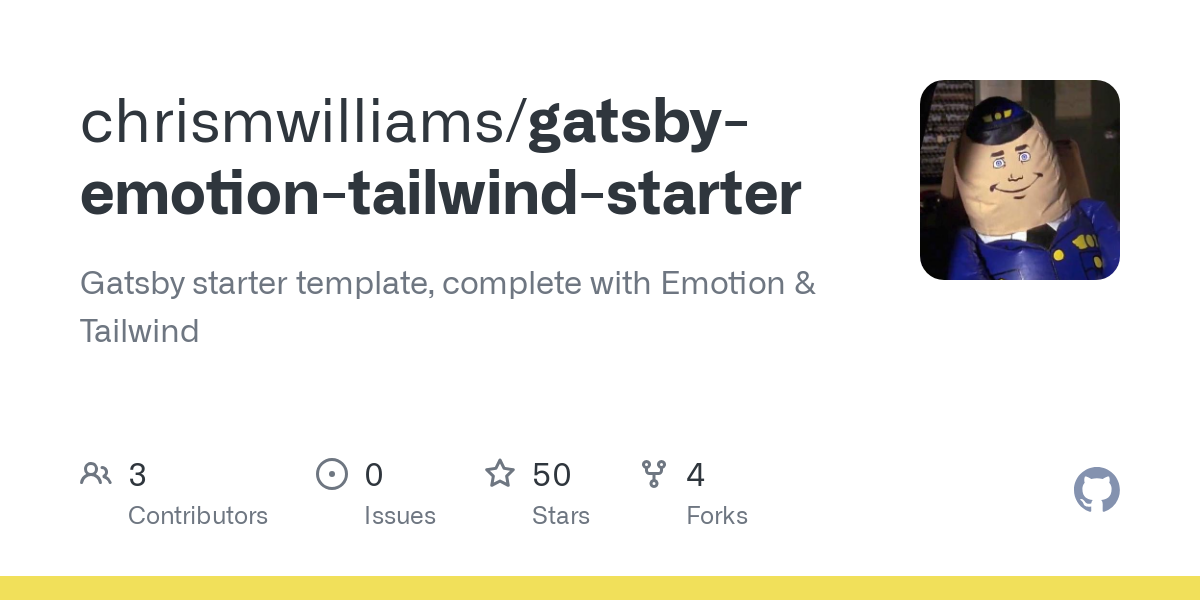 gatsby emotion tailwind starter