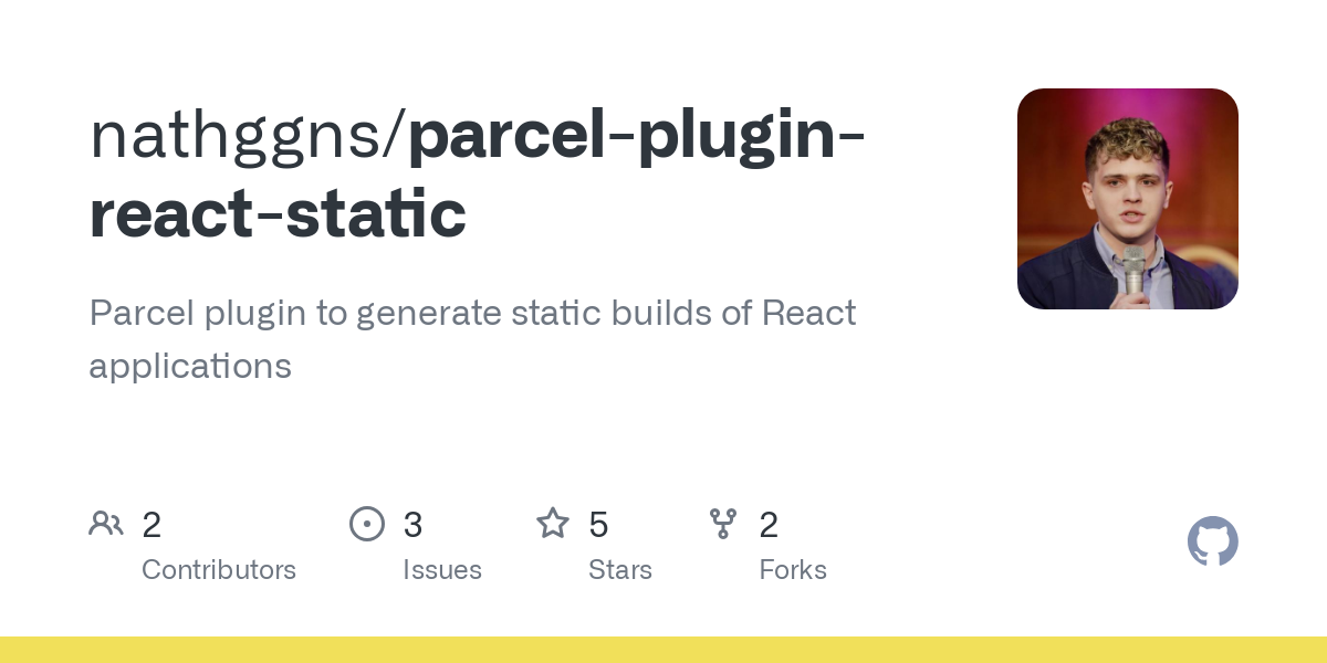 parcel plugin react static