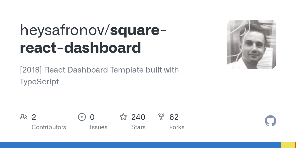 square react dashboard