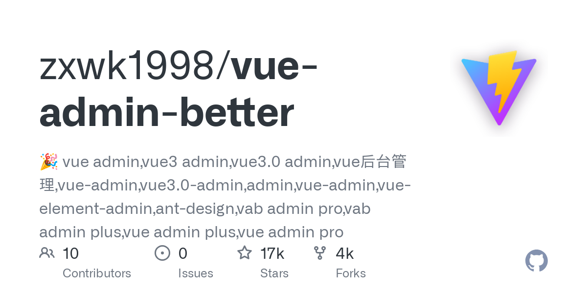 vue admin better