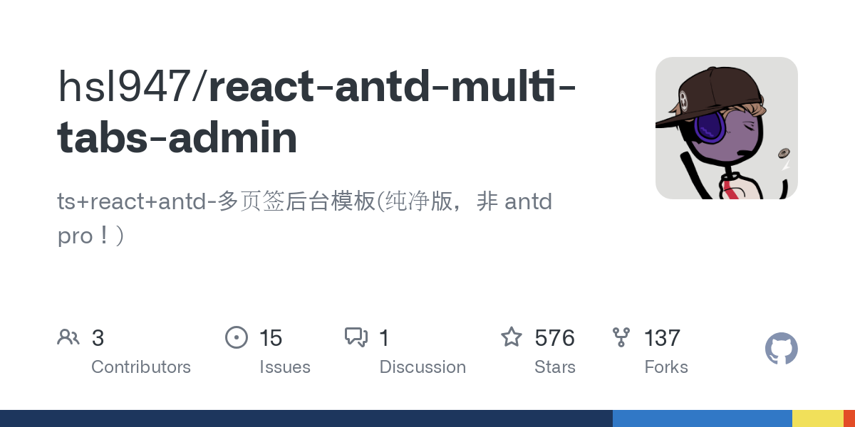 react antd multi tabs admin