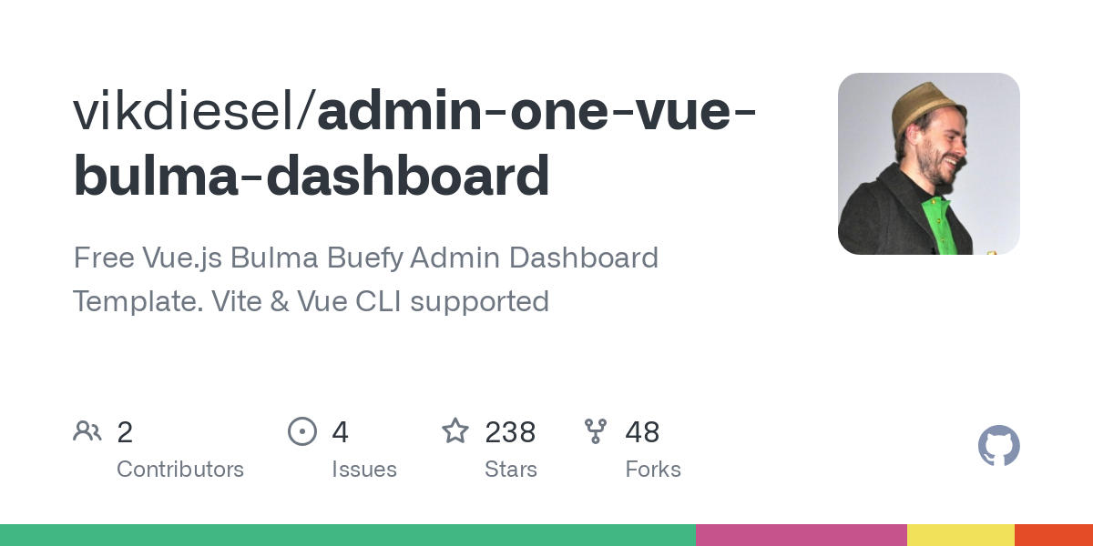 admin one vue bulma dashboard