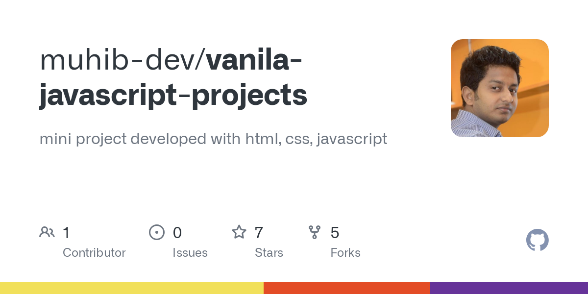 vanila javascript projects