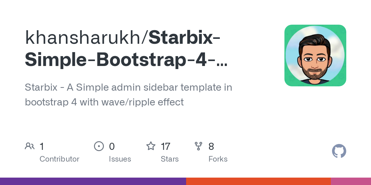 Starbix Simple Bootstrap 4 Admin