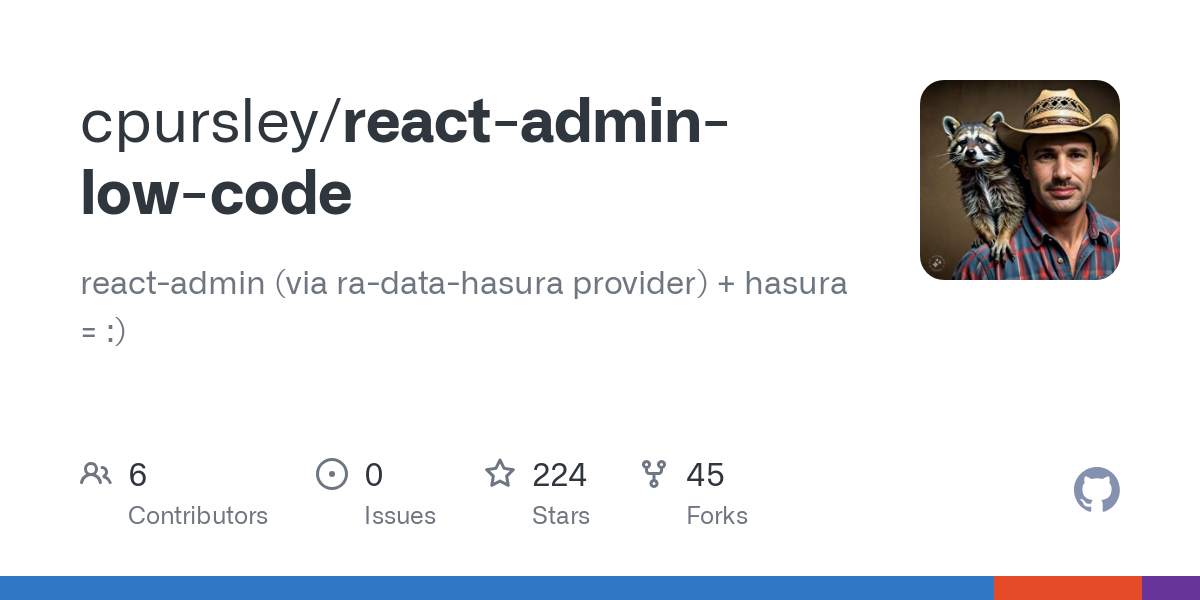 react admin low code