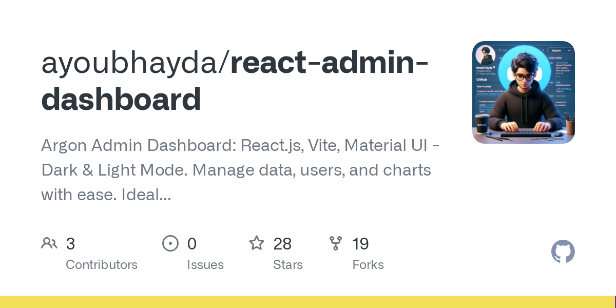 react admin dashboard