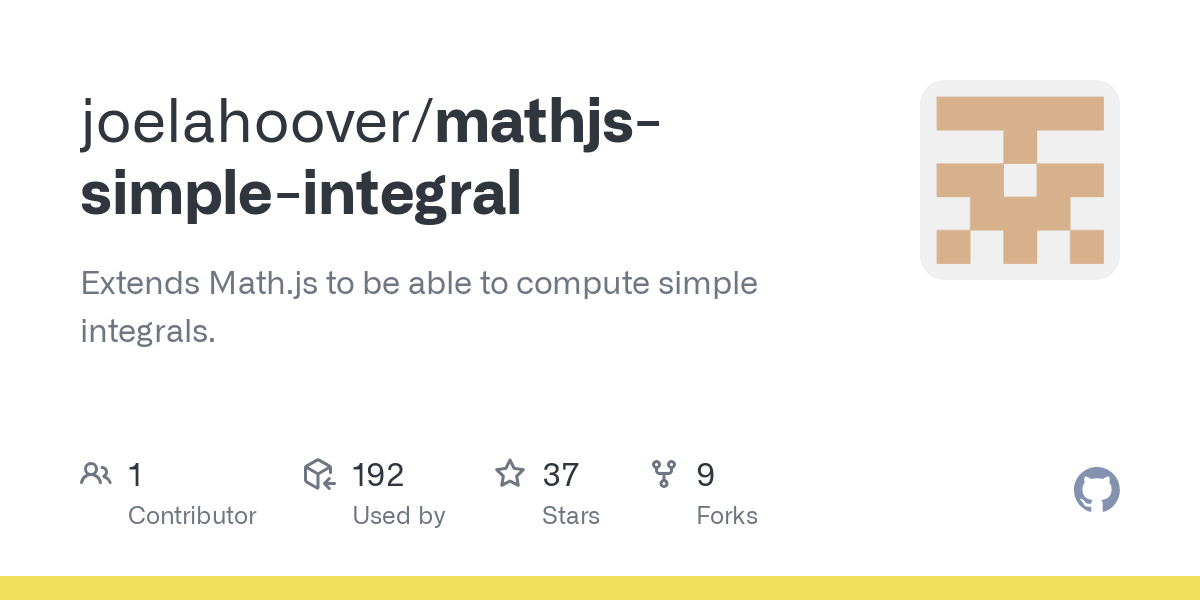 mathjs simple integral