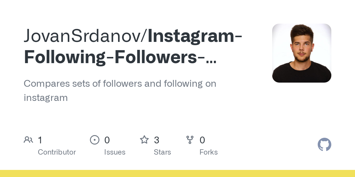 Instagram Following Followers Checker