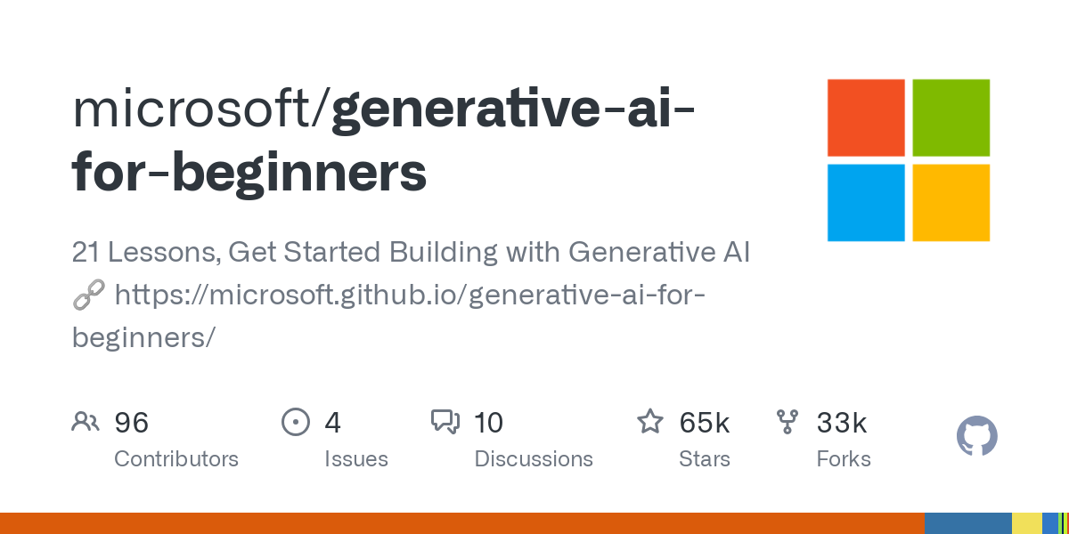 generative ai for beginners