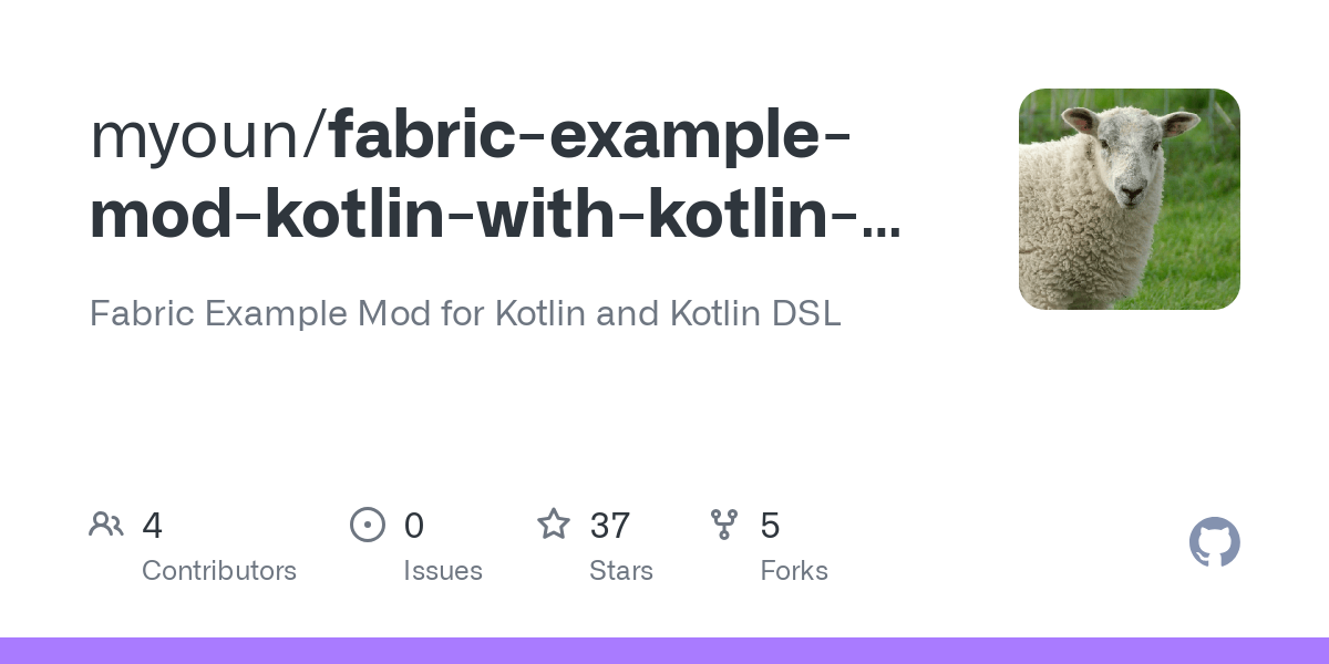 fabric example mod kotlin with kotlin dsl