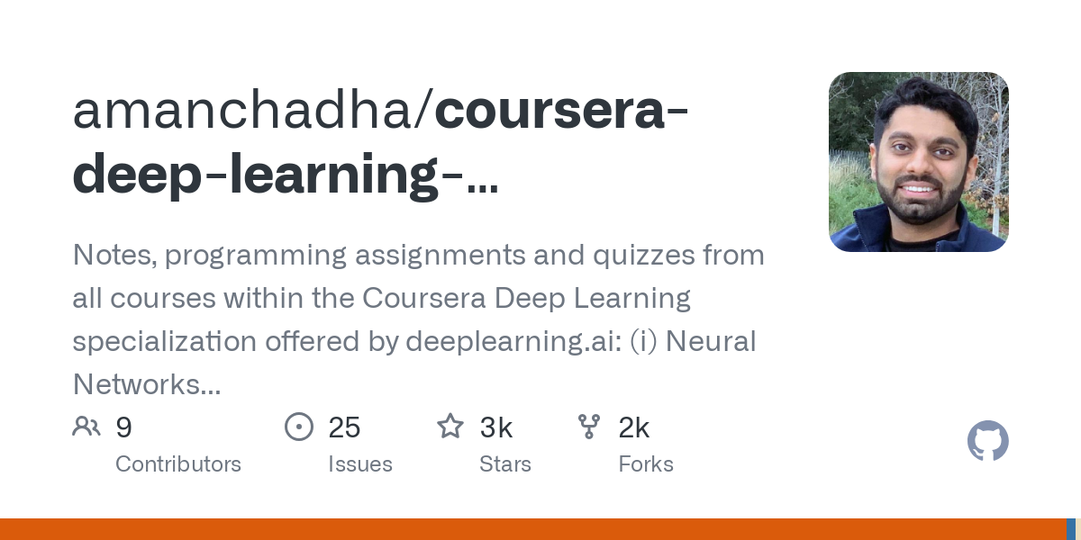 coursera deep learning specialization