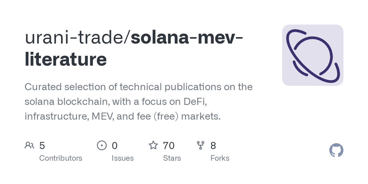 solana mev literature