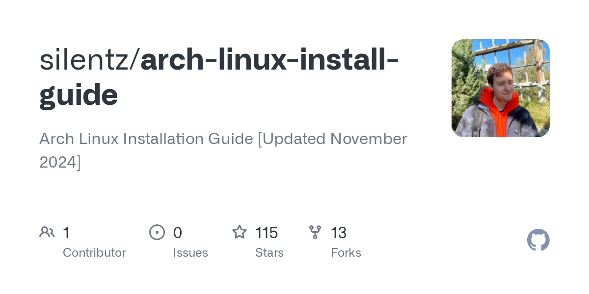 arch linux install guide